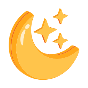 Stars, Nightfall, Midnight, Nighttime, Moon icon