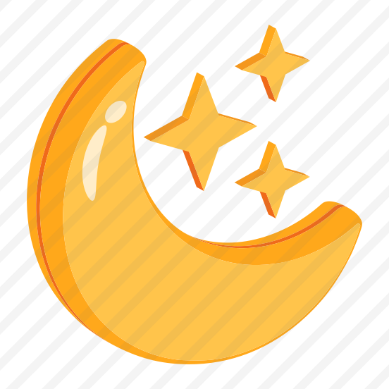 Stars, Nightfall, Midnight, Nighttime, Moon preview