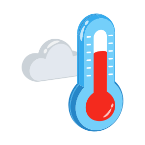Temperature, Nimbus, Stratus, Cumulus, Cloud icon