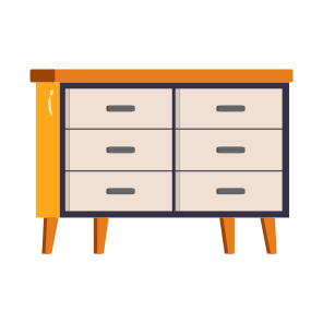 Cabinet, Drawers, Closet, Storage, Console icon