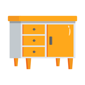 ,cabinet, Table, Console, Drawers, Wooden icon