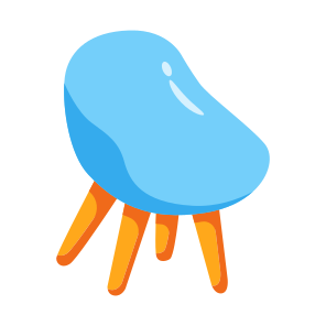 Chair, Seat, Stylish, Sitting, Furniture icon