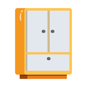 ,cupboard, Closet, Almirah, Storage, Furniture,,, icon