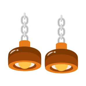Lights, Lamps, Illumination, Fixture, Hanging icon