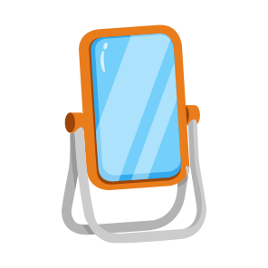 Mirror, Reflector, Vanity, Furniture, Interior icon