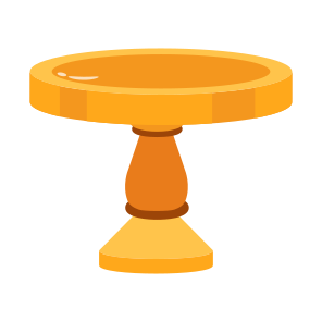 ,round, Table, Wooden, Furniture, Interior icon