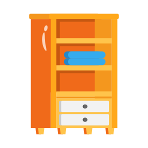 Shelves, Cabinet, Storage, Racks, Furniture icon