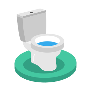 Toilet, Commode, Flush, Washroom, Fixture icon