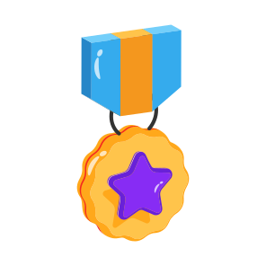Badge, Prize, Award, Reward, Achievement icon