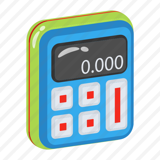Calculator, Reckoner, Estimation, Totalizer, Device preview