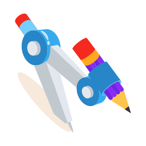 Geometry, Compass, Drafting, Stationery, Pencil icon