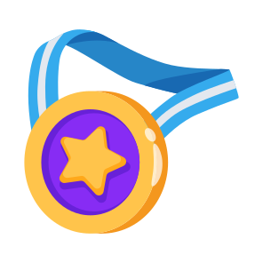 Medal, Prize, Award, Reward, Honour icon