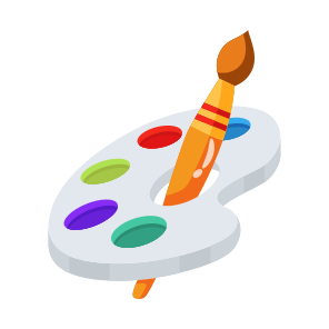 Mixer, Palette, Artwork, Painting, Colouring icon