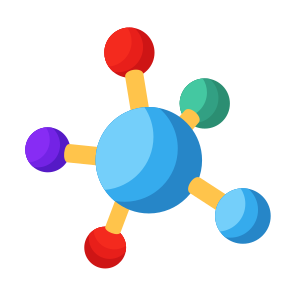 Molecules, Compounds, Particles, Cluster, Structure icon