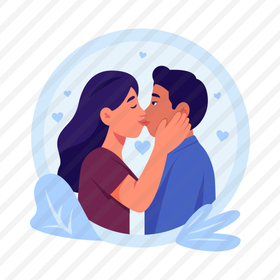 Couple, Kissing, Love, Romance, Affection, preview