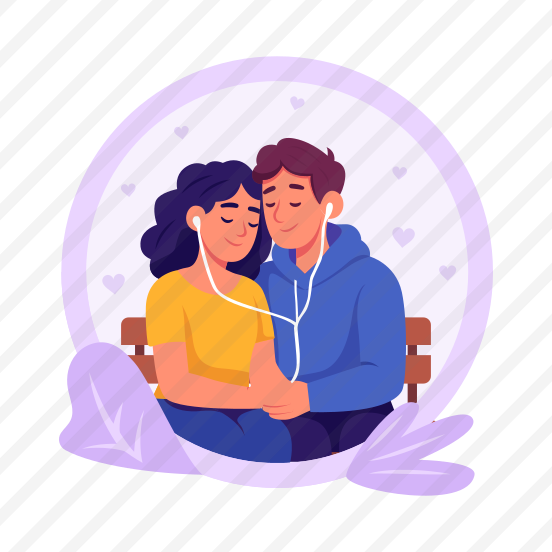Music, Listening, Romantic, Couple, Love, preview