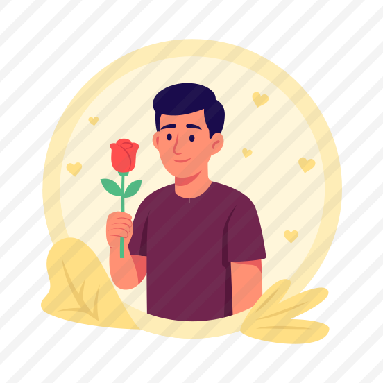 Rose, Man, Love, Romance, Valentine preview