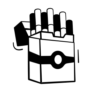 Cigarette, Smoking, Tobacco, Pack, Addiction icon