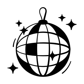 Disco, Ball, Party, Celebration, Dance, icon