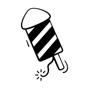 Firecracker, Rocket, Explosion, Firework, Poppers icon