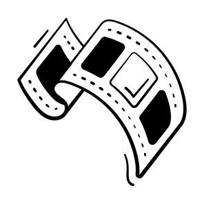 Frame, Ribbon, Video, Movie, Strip icon