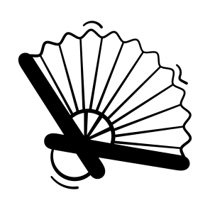Hand, Fan, Traditional, Cultural, Folding icon