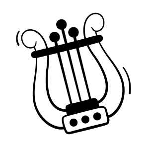 Lyre, Instrument, Musical, Harp, Entertainment icon