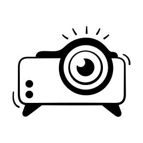 Projector, Multimedia, Hardware, Device, Gadget icon