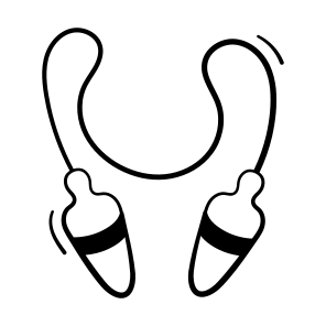 Skipping, Jumping, Rope, Fitness, Exercise icon