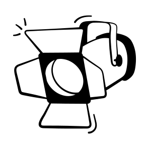 Spotlight, Floodlight, Lamp, Lighting, Studio, icon