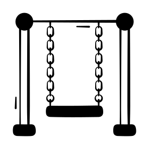 Swing, Amusement, Playground, Ride, Leisure icon