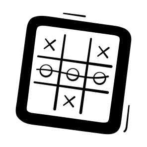 Tic Tac Toe, Game, Entertainment, Cross, Play icon