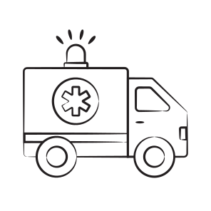 Ambulance, Van, Emergency, Vehicle, Rescue icon