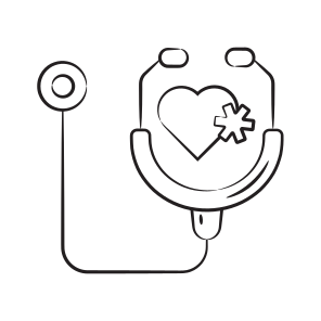 Auscultation, Stethoscope, Checkup, Instrument, Device icon