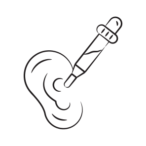 Drops, Medication, Treatment, Ear, Dropper icon