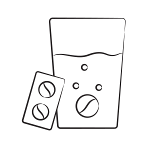 Effervescent, Tablet, Dissolving, Medicine, Pill icon