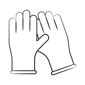Gloves, Handwear, Mitts, Surgical, Hygiene icon