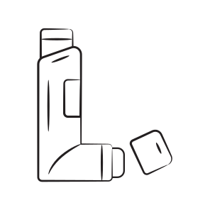 Inhaler, Bronchodilator, Asthma, Pump, Respirator icon