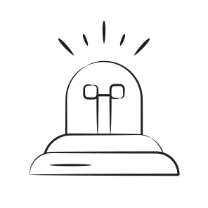 Light, Siren, Hooter, Alarm, Rescue icon