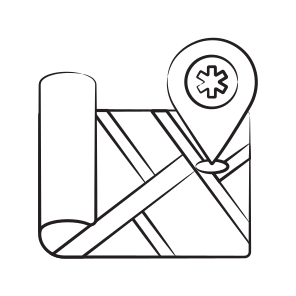 Location, Map, Navigation, Pin, Gps icon