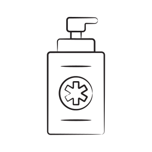 Sanitizer, Hygiene, Antiseptic, Disinfectant, Antibacterial icon