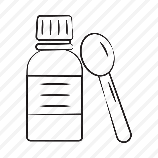 Syrup, Bottle, Medicine, Spoon, Treatment preview