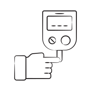 Test, Screening, Diagnostics, Device, Diabetes icon
