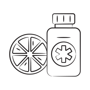 Vitamin, Nutrition, Medication, Pills, Drugs icon