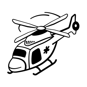 Air, Ambulance, Helicopter, Emergency, Medical icon