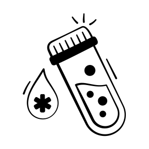 Blood, Testtube, Diagnostics, Healthcare, Laboratory, icon