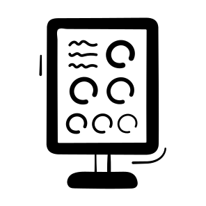 Eye Test, Optometry, Vision, Check, Ophthalmology icon