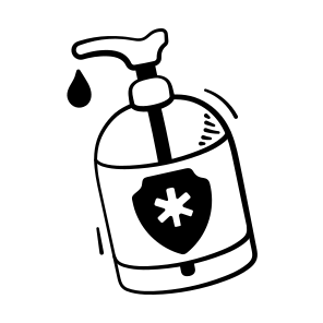 Hand, Sanitizer, Hygiene, Dispenser, Bottle icon