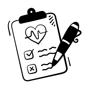 Health, Report, Medical, Checklist, Record icon
