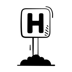 Hospital, Signboard, Sign, Clinic, Healthcare icon